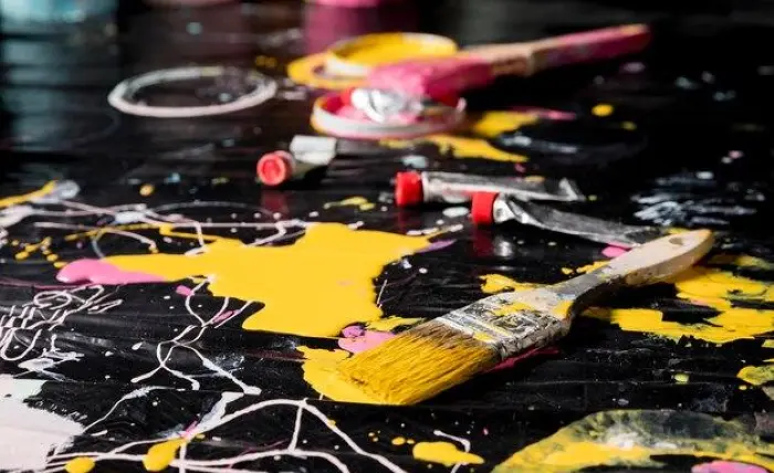 How To Create Vibrant Art With Powder Paint And Poster Paint 4