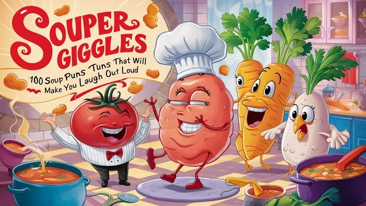 Spoonfuls of Laughter: 100+ Funny Soup Puns to Warm Your Day soup puns