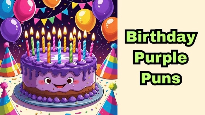 Birthday Purple Puns