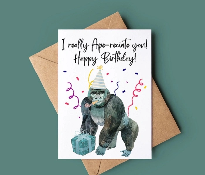 Silly and Cheesy Gorilla Puns