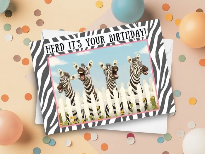 Zebra Birthday Puns