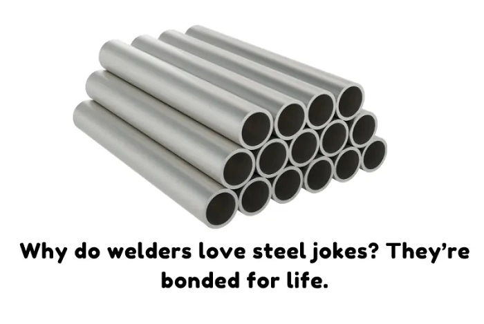 Steel Puns for Social Media Captions