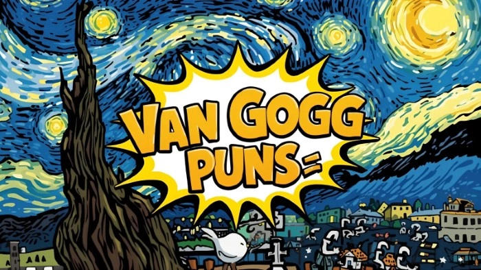 Van Gogh Puns for Social Media Captions