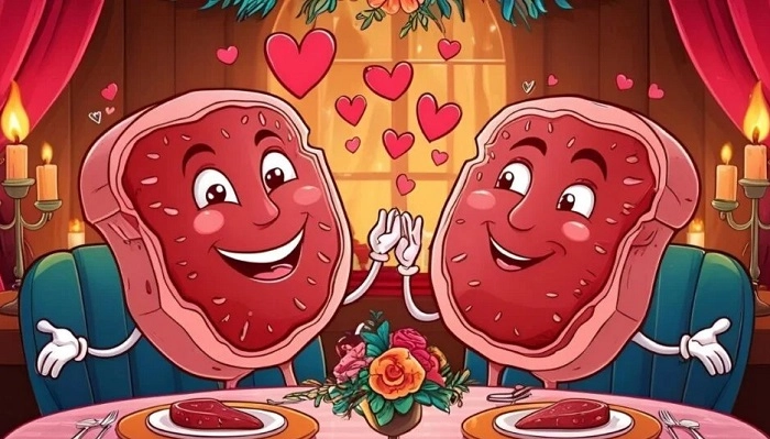 Romantic Steak Puns