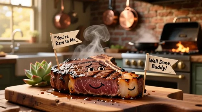 Work and Motivation Steak Puns