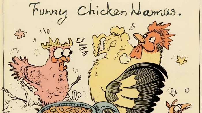 Food-Inspired Chicken Name Puns