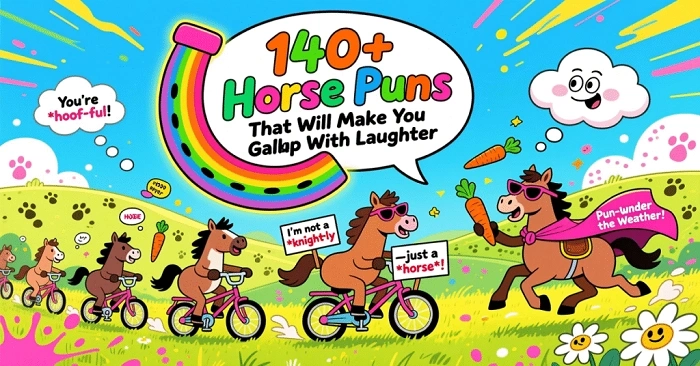 Pop Culture & Movie-Inspired Horse Puns