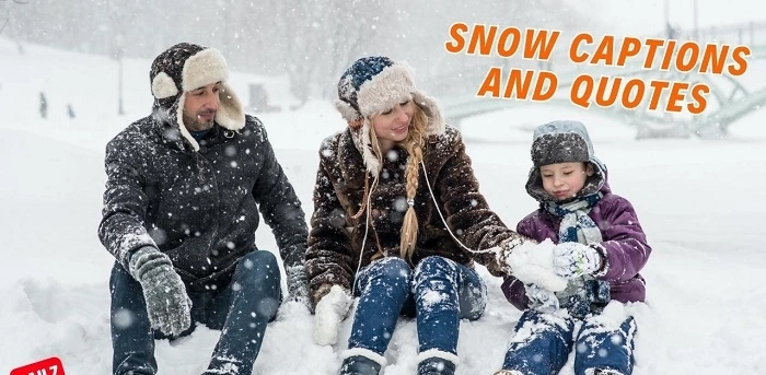 Social Media Snow Captions