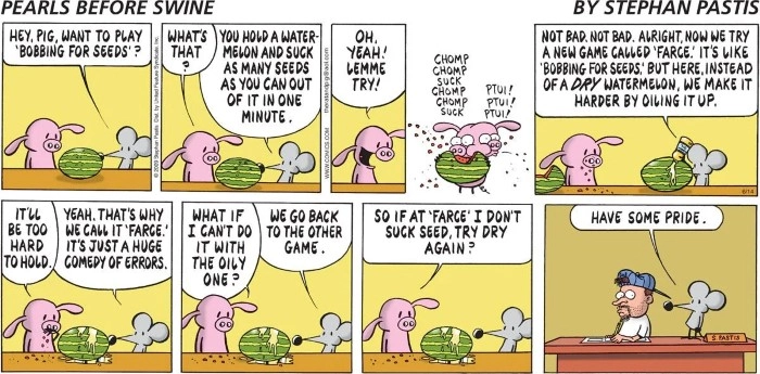 Big Treasure Chest of Pearls Before Swine Puns