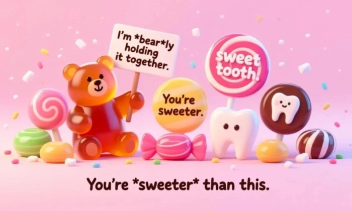 Cute Candy Puns for Playful Moments