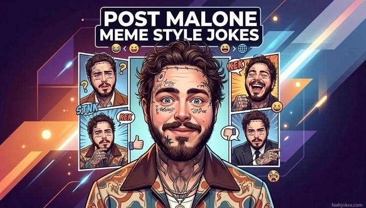 Better Now With Laughs: 130+ Post Malone Puns That Are Rockstar Funny post malone puns (1)