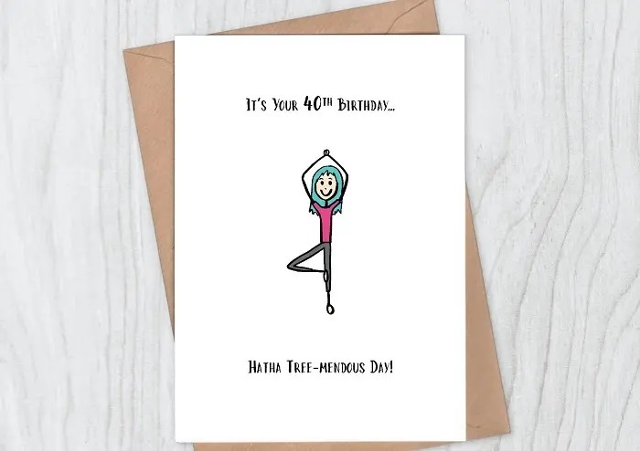 40th Birthday Puns for Cards
