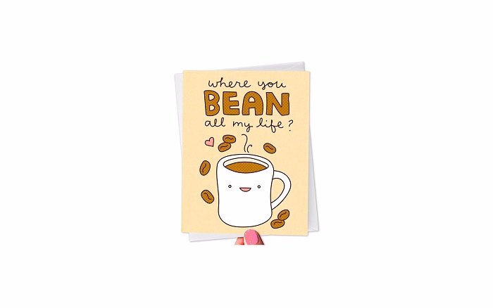 Coffee Love Puns for Anniversary Cards