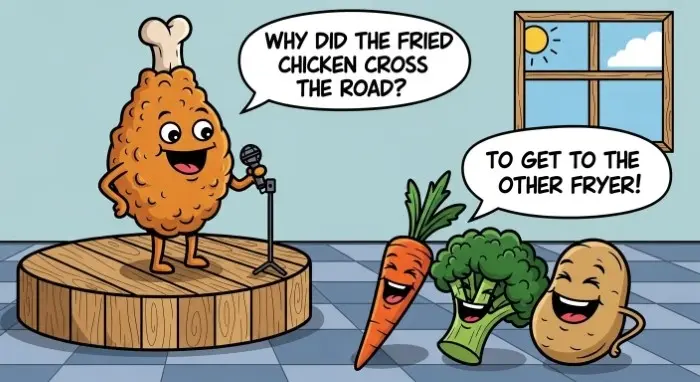 Fun Facts About Fried Chicken Puns