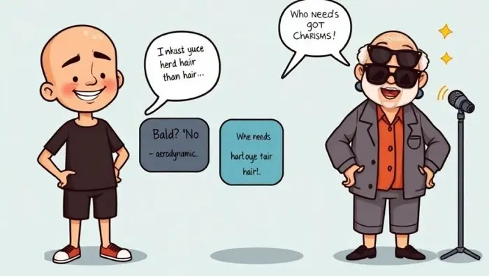 Bald Puns for Instagram